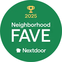 Neighborhood Faves 2025 of Nextdoor Badge Award